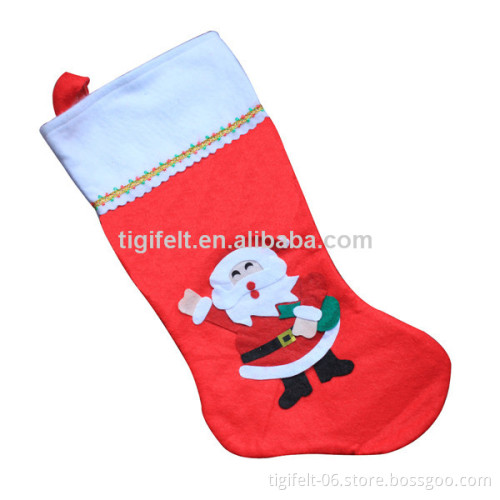 Christmas felt decoration,santa merry christmas stocking,sock